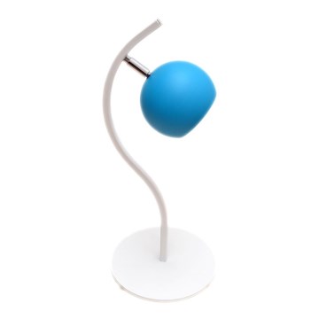 Lâmpada de mesa MORRIS 1xE27/15W/230V turquesa