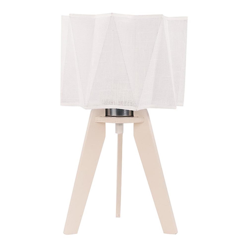 Lâmpada de mesa PIANO NATUR 1xE27/60W/230V