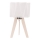 Lâmpada de mesa PIANO NATUR 1xE27/60W/230V