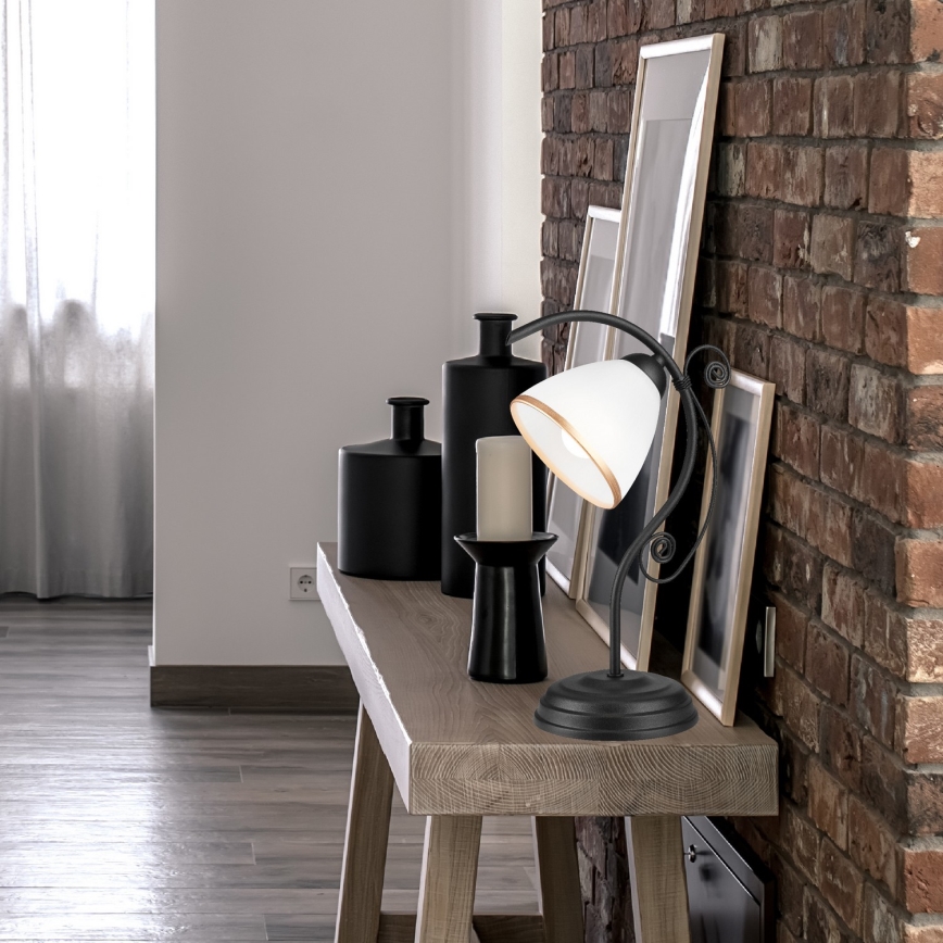 Lâmpada de mesa RETRO II 1xE27/60W/230V