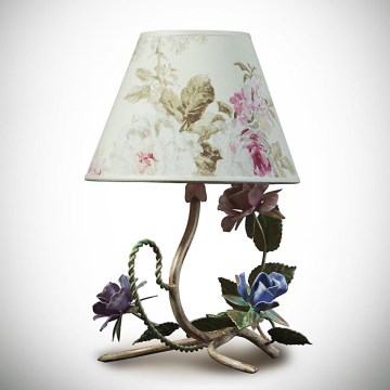 Lâmpada de mesa ROMANCE 1xE14/40W/230V 34 cm
