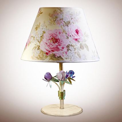 Lâmpada de mesa ROMANCE 1xE27/60W/230V 44 cm