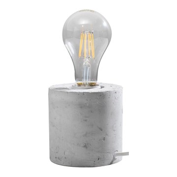 Lâmpada de mesa SALGADO 1xE27/60W/230V betão