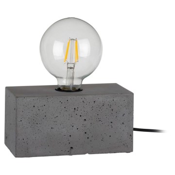 Lâmpada de mesa STRONG DOUBLE 1xE27/25W/230V concreto