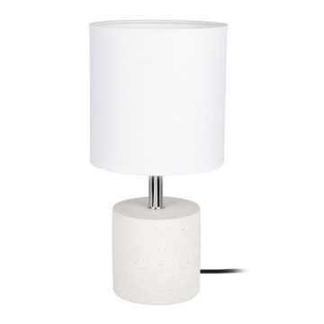 Lâmpada de mesa STRONG ROUND 1xE27/25W/230V concreto