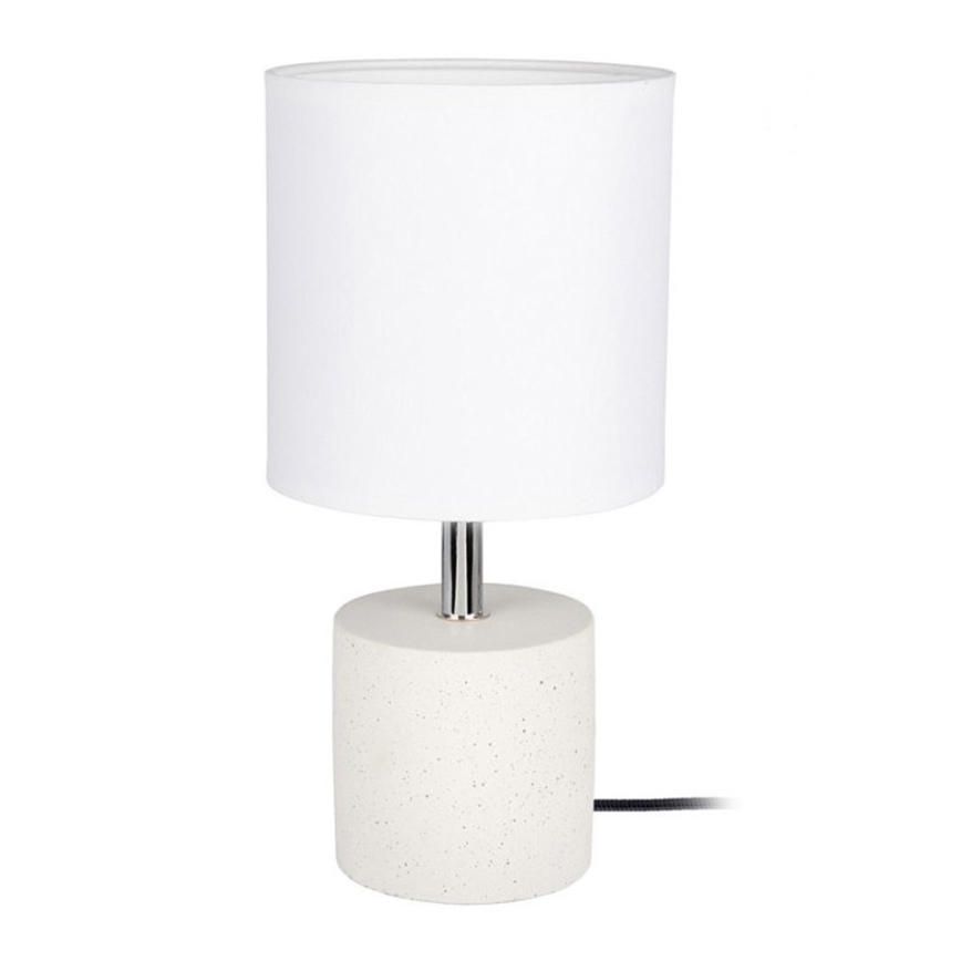 Lâmpada de mesa STRONG ROUND 1xE27/25W/230V concreto