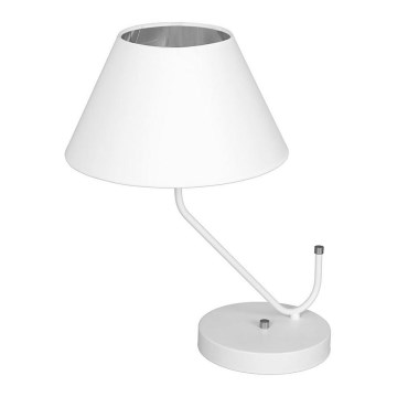 Lâmpada de mesa VICTORIA 1xE27/60W/230V branco