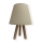 Lâmpada de mesa WOOD 1xE27/60W/230V bege