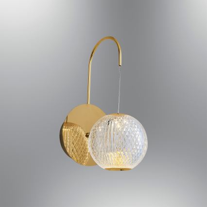 Lâmpada de parede LED CREMONA LED/5W/230V 3000K dourada