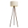 Lâmpada de pé STANDART 1xE27/60W/230V creme/wengue