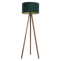 Lâmpada de pé STANDART 1xE27/60W/230V verde/wengué