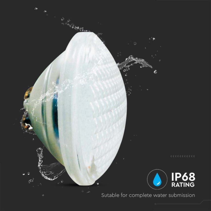 Lâmpada de piscina LED/18W/12V IP68 6500K