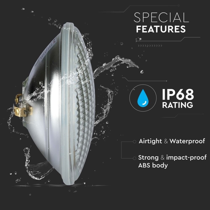 Lâmpada de piscina LED LED/8W/230V IP68 3000K
