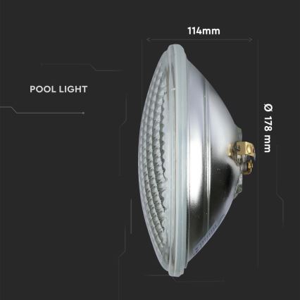 Lâmpada de piscina LED LED/8W/230V IP68 3000K