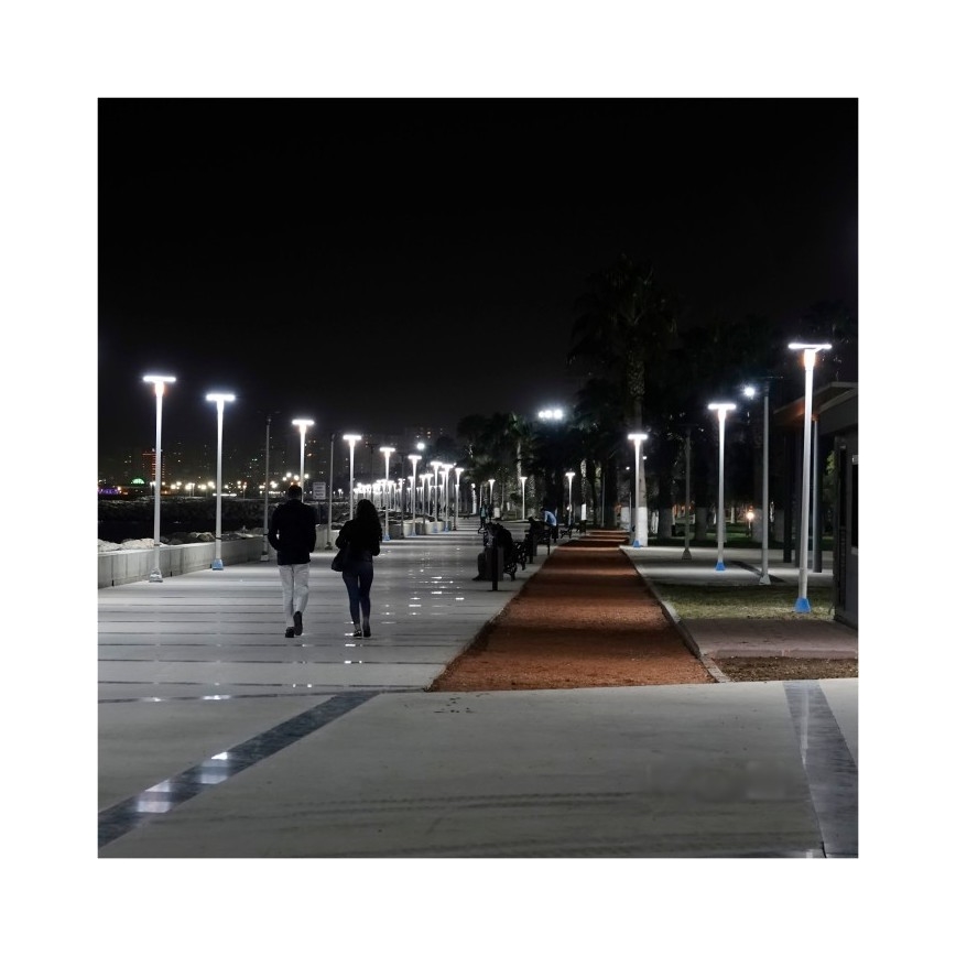 Lâmpada de rua solar LED com sensor LUVIA LED/15W/3,2V 4000K IP54 5400 mAh + controlo remoto