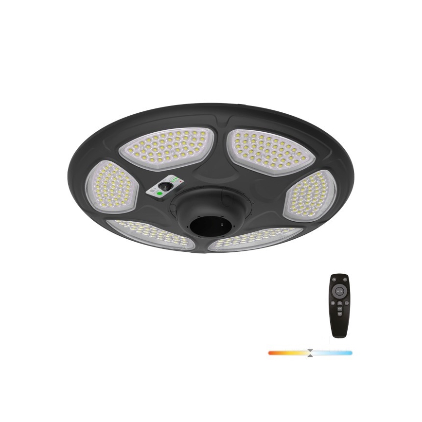 Candeeiro de rua solar LED com sensor SOLSUMI LED/25W/3,2V IP54 25000 mAh + controlo remoto