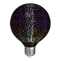 Lâmpada decorativa LED 3D FILAMENT G125 E27/4W/230V 3000K