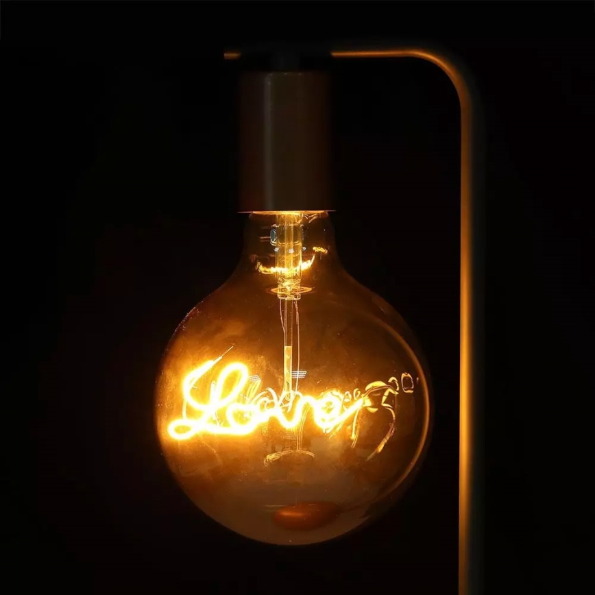 Lâmpada decorativa LED FILAMENT G125 E27/5W/230V 2200K