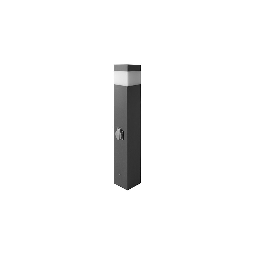 Luminária exterior com sensor e tomada GARD 1xE14/60W IP44