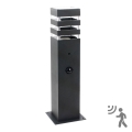Lâmpada exterior com sensor TEKSAS 1xE27/12W/230V IP44 44 cm antracite