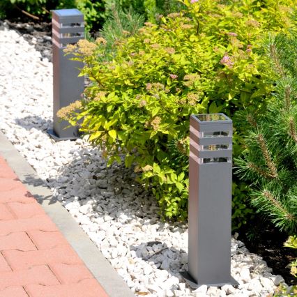 Lâmpada exterior TEKSAS 1xE27/12W/230V IP44 44 cm antracite