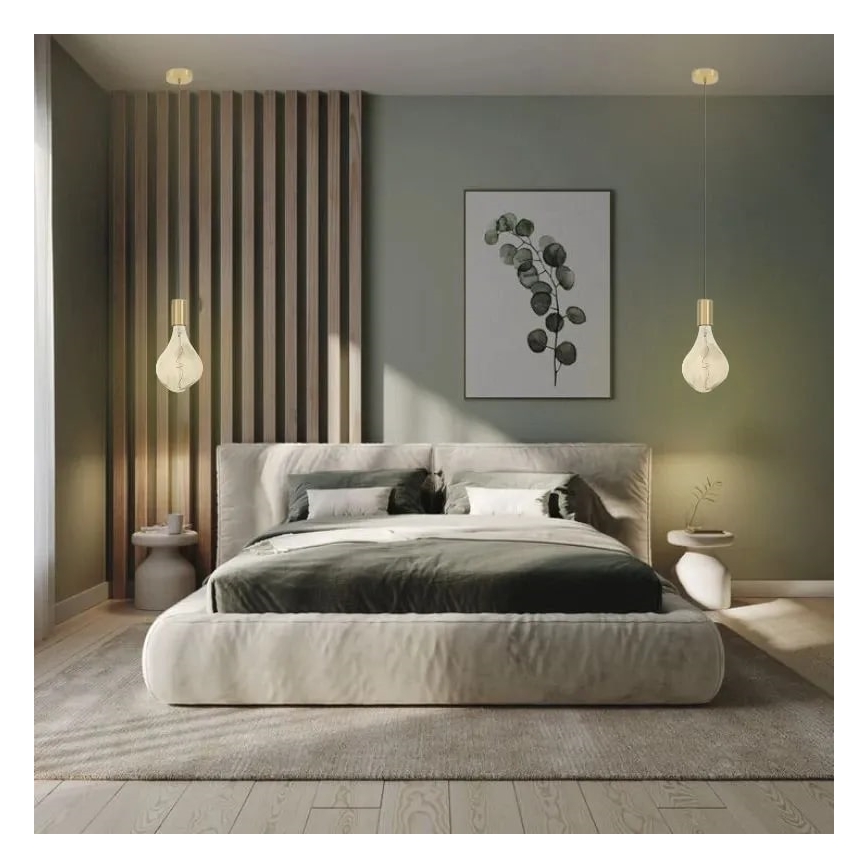 Lâmpada FILAMENTO LED BUMPED SMOKE ET160 E27/4W/230V 2000K