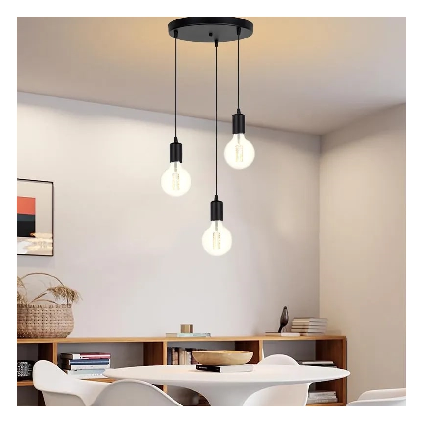 Lâmpada FILAMENTO LED G125 E27/18W/230V 3000K