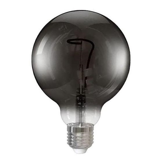 Lâmpada FILAMENTO LED SHAPE G95 E27/4W/230V 1800K fumado