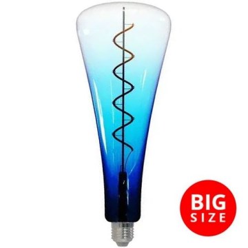 Lâmpada FILAMENTO LED SHAPE T110 E27/5W/230V 1800K azul
