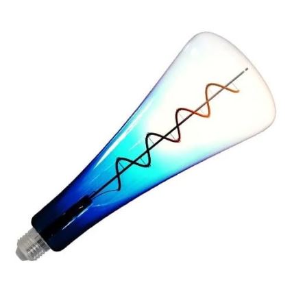 Lâmpada FILAMENTO LED SHAPE T110 E27/5W/230V 1800K azul