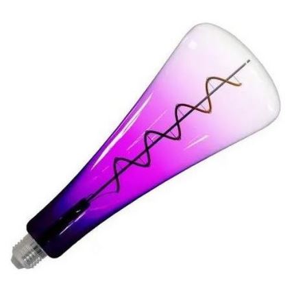 Lâmpada FILAMENTO LED SHAPE T110 E27/5W/230V 1800MK roxo