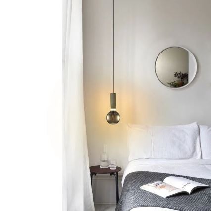 Lâmpada FILAMENTO LED SMOKE G95 E27/4W/230V 2000K