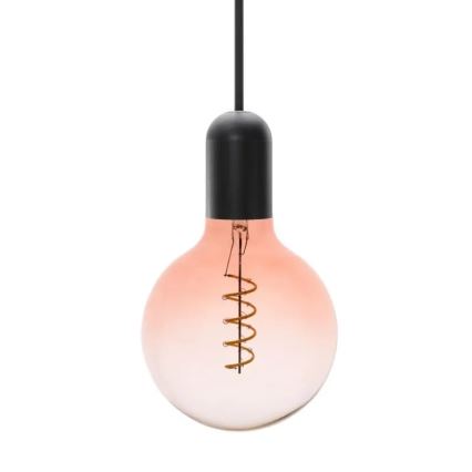 Lâmpada FILAMENTO LED SPIRAL G125 E27/4W/230V 2000K rosa