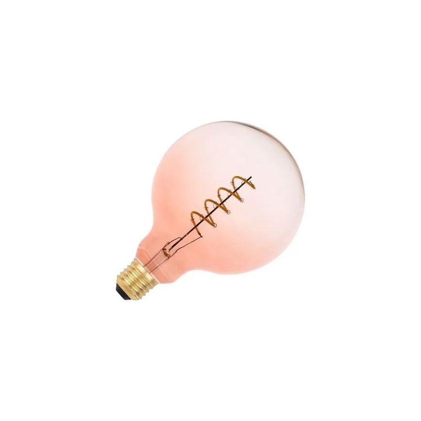 Lâmpada FILAMENTO LED SPIRAL G125 E27/4W/230V 2000K rosa
