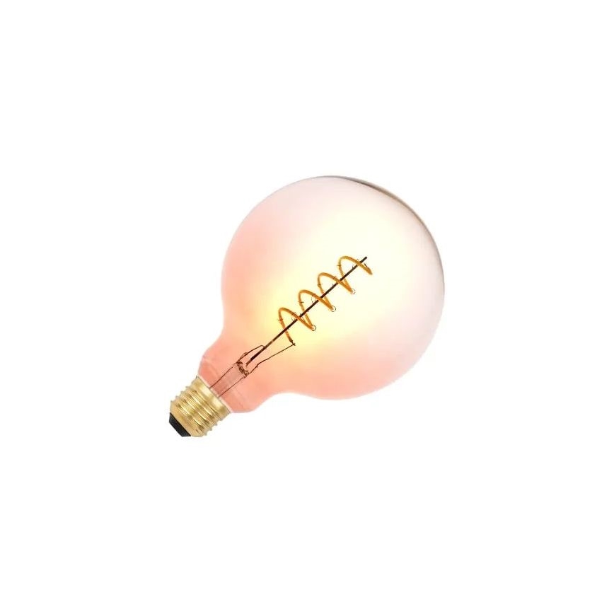 Lâmpada FILAMENTO LED SPIRAL G125 E27/4W/230V 2000K rosa