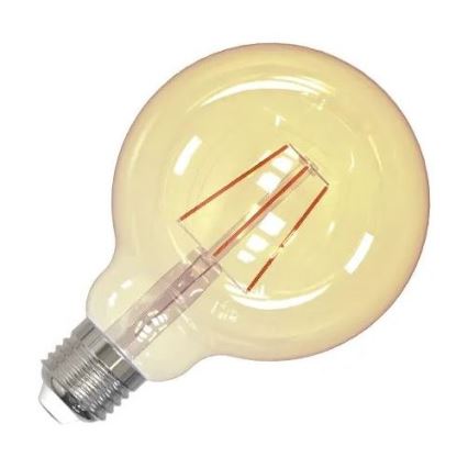 Lâmpada FILAMENTO LED VINTAGE G95 E27/4W/230V 2000K