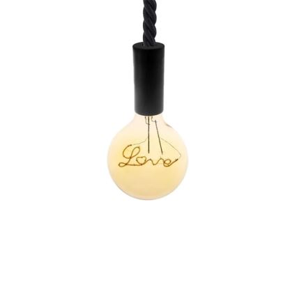 Lâmpada FILAMENTO LED VINTAGE LOVE G125 E27/2W/230V 2000K