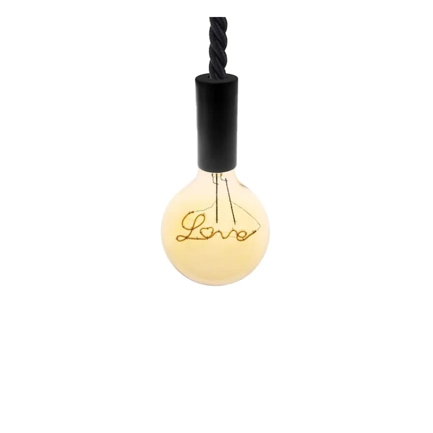 Lâmpada FILAMENTO LED VINTAGE LOVE G125 E27/2W/230V 2000K