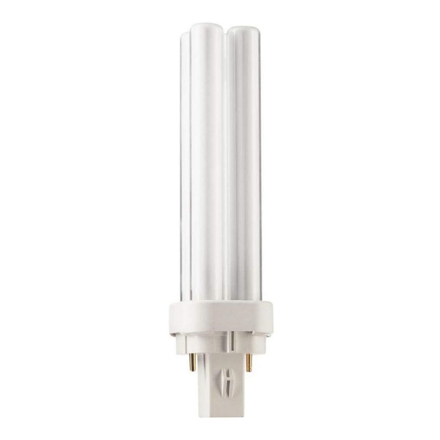 Lâmpada fluorescente economizadora de energia Philips MASTER G24D-2/18W/230V 3000K