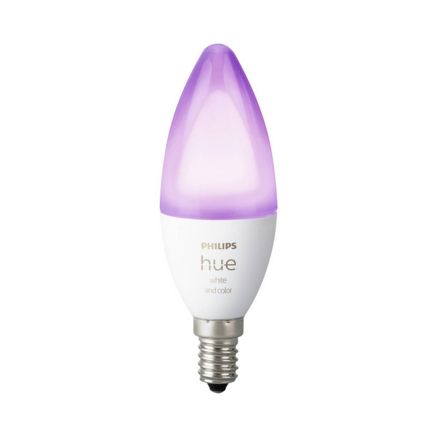 Lâmpada fosca LED Philips Hue WHITE AND COLOR AMBIANCE B39 E14/5,3W/230V 2200K - 6500K