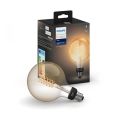 Lâmpada fosca LED Philips Hue WHITE FILAMENT G125 E27/7W/230V 2100K