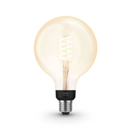Lâmpada fosca LED Philips Hue WHITE FILAMENT G125 E27/7W/230V 2100K
