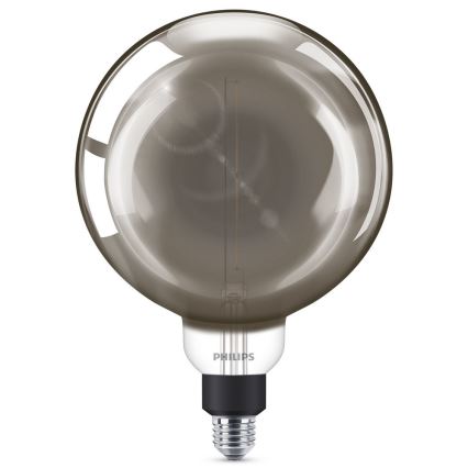 Lâmpada fosca LED SMOKY VINTAGE Philips G200 E27/6,5W/230V 4000K