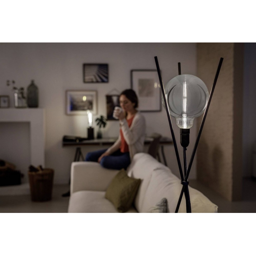 Lâmpada fosca LED SMOKY VINTAGE Philips G200 E27/6,5W/230V 4000K