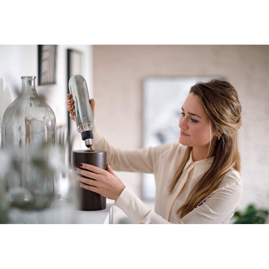 Lâmpada fosca LED SMOKY VINTAGE Philips T65 E27/6,5W/230V 4000K
