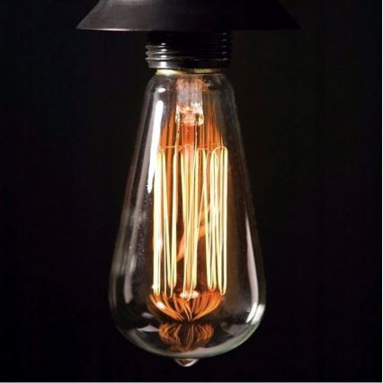 Lâmpada industrial decorativa com regulação SELEBY ST64 E27/40W/230V 2200K