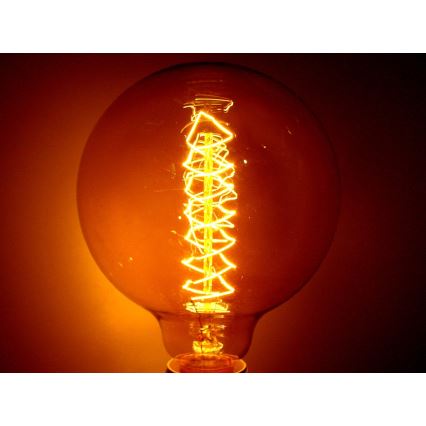 Lâmpada industrial decorativa com regulação SELRED G125 E27/60W/230V 2200K