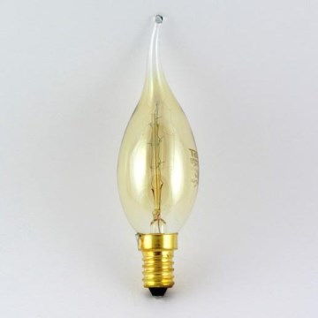 Lâmpada industrial decorativa com regulação VINTAGE C35 E14/40W/230V