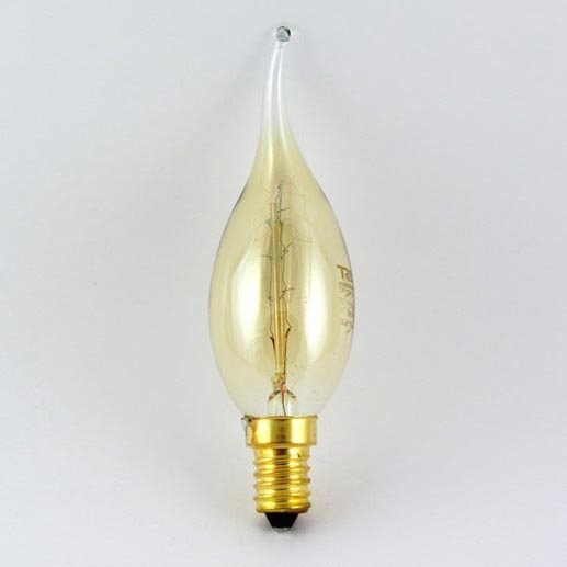 Lâmpada industrial decorativa com regulação VINTAGE C35 E14/40W/230V