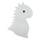 Lâmpada infantil tátil LED RGBW LED/1W/5V USB 1200 mAh dinossauro